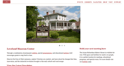 Desktop Screenshot of lovelandmuseum.org